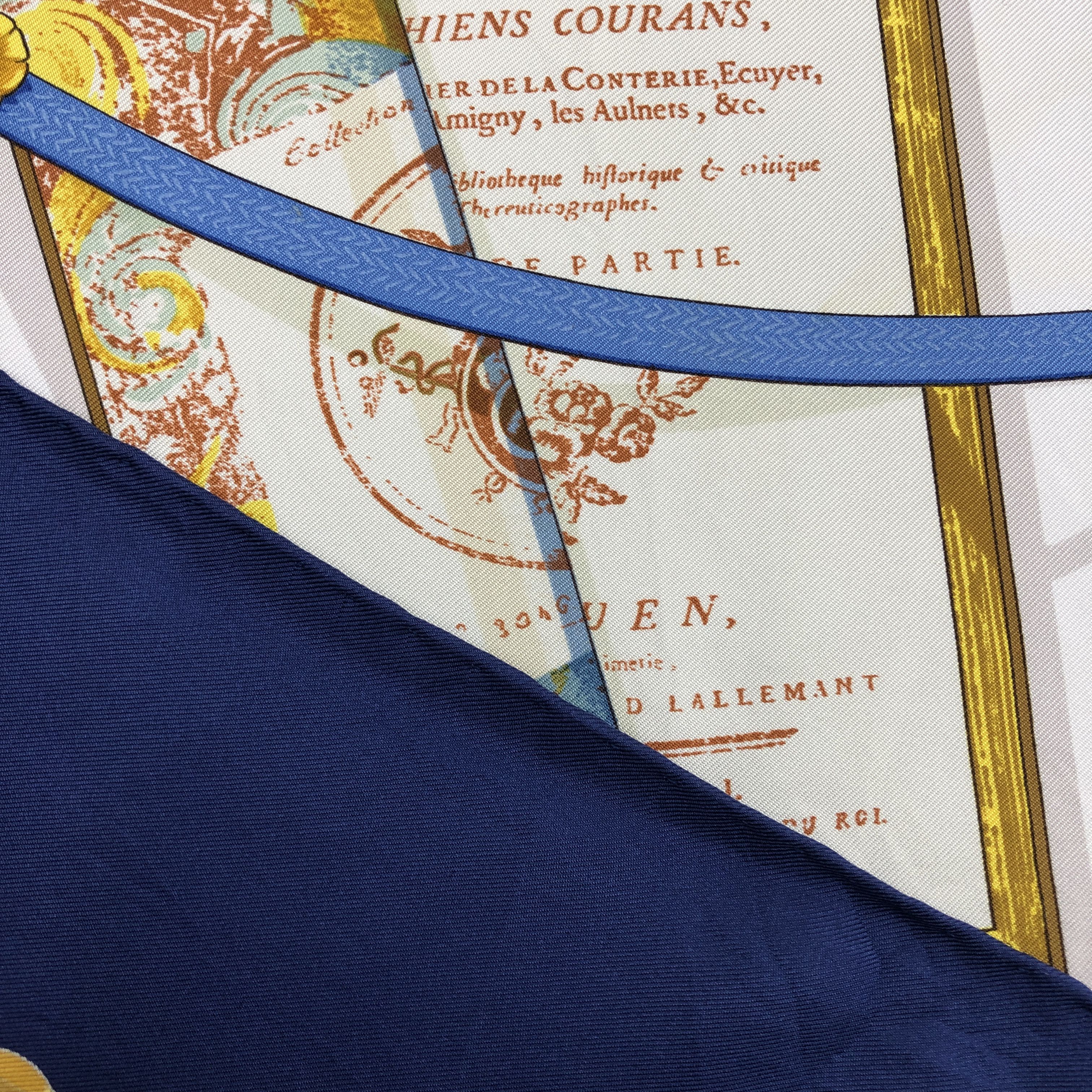 Hermes × Vintage Vintage Hermes SILK Scarf Twill Stole Wraps Scarves Size ONE SIZE - 5 Thumbnail