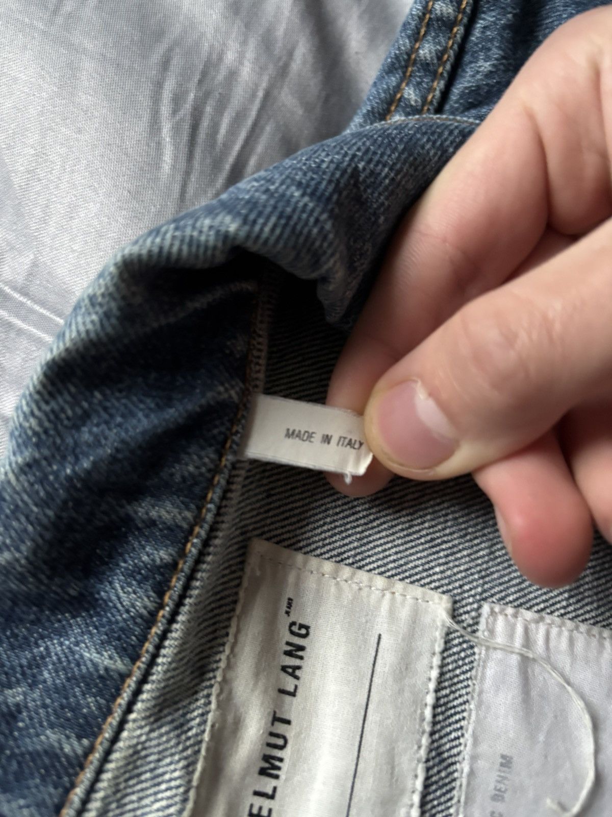 Helmut Lang Helmut Lang 1999 Oversleeved Denim jacket Size US XS / EU 42 / 0 - 7 Thumbnail