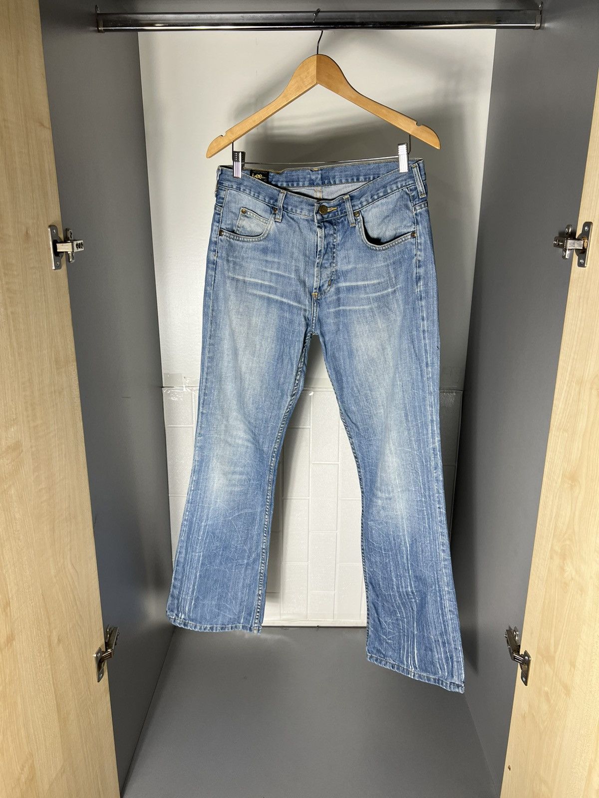 Lee VINTAGE LEE PREMIUM QUALITY BAGGY JEANS DENIM RETRO Y2K 90s Size US 32 / EU 48 - 8 Thumbnail