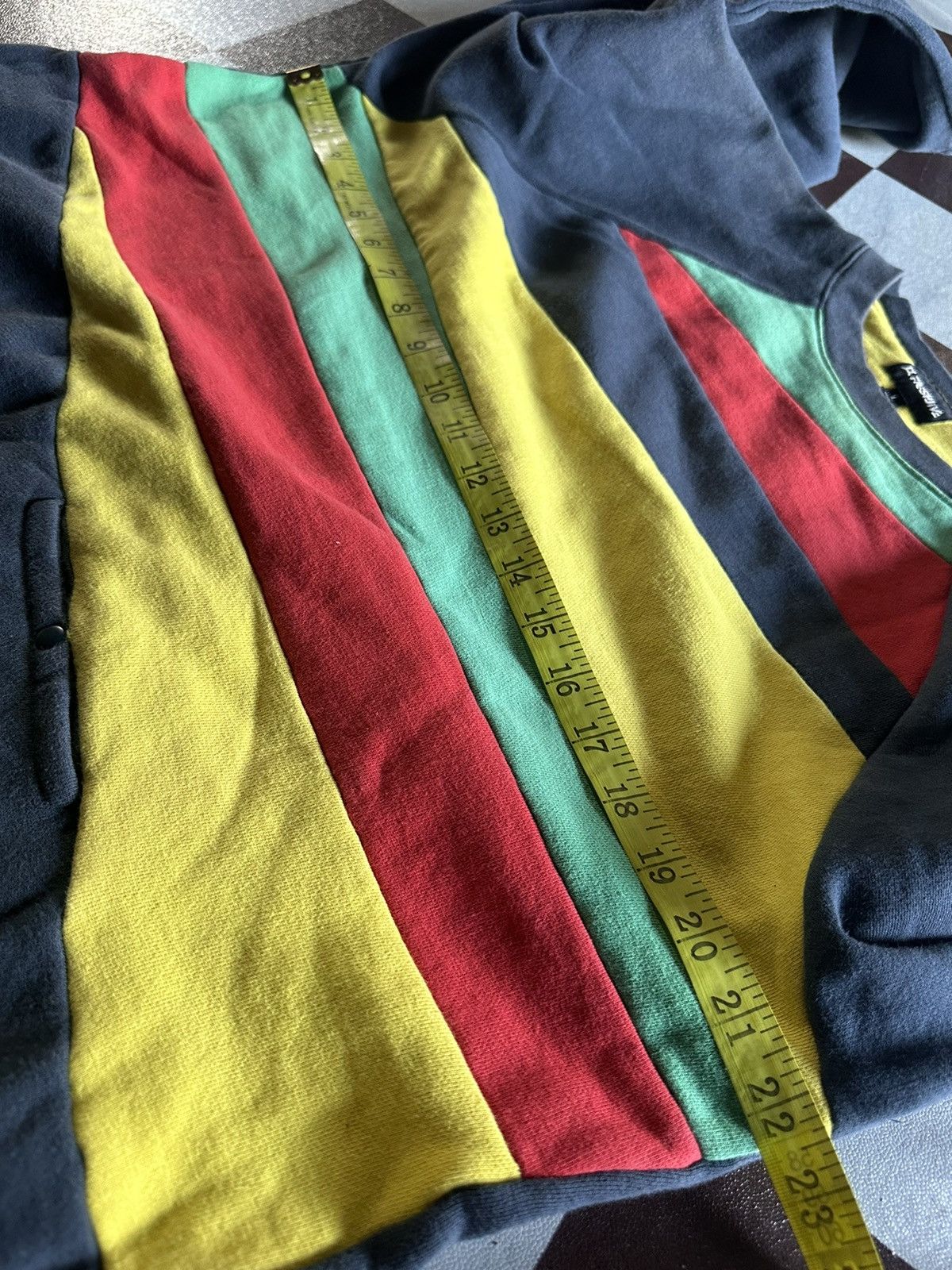 Freshjive Freshjive stripes multicolor sweatshirt Size US L / EU 52-54 / 3 - 7 Thumbnail
