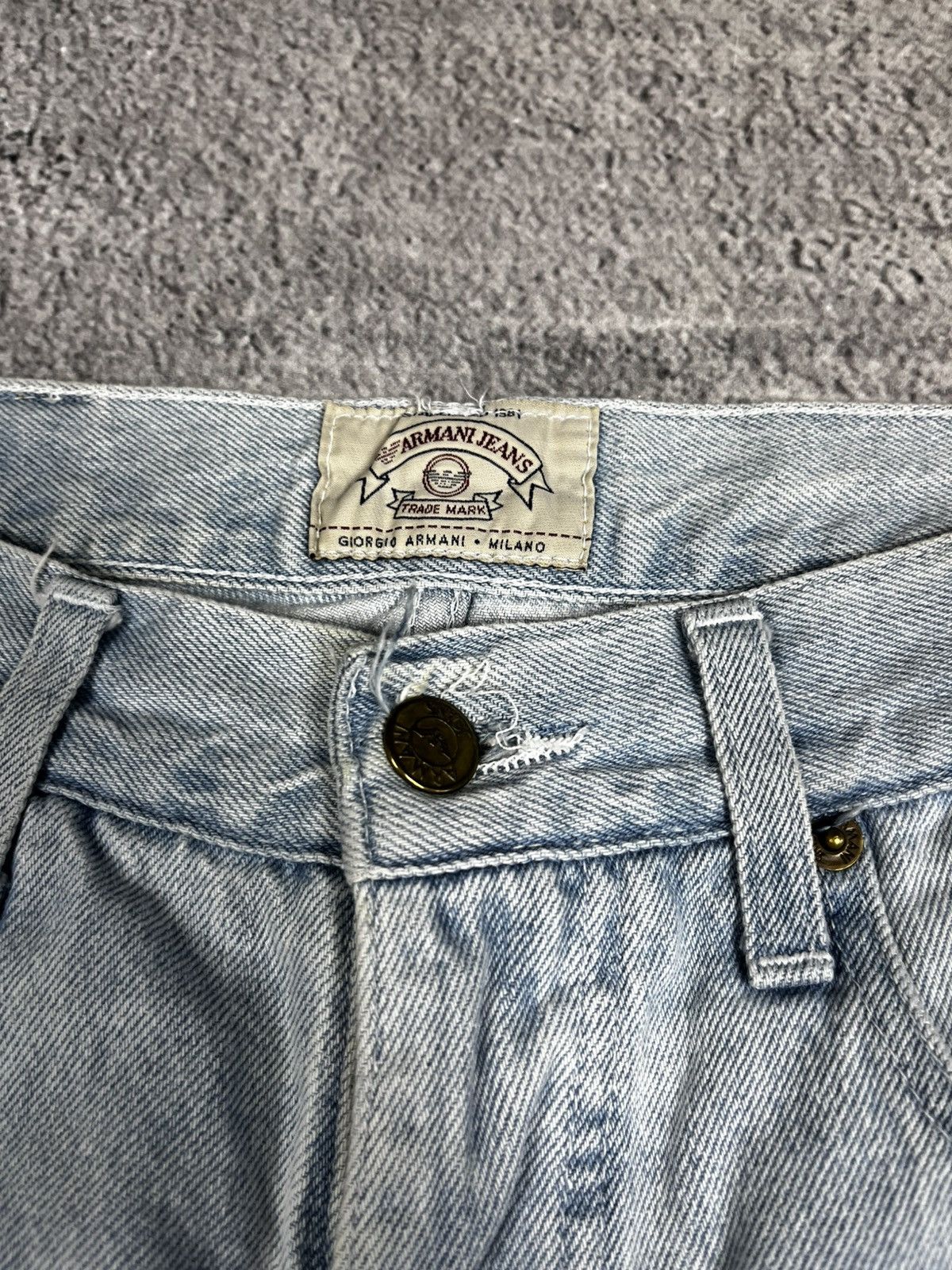 Armani × Giorgio Armani × Vintage Armani denim vintage 90s Size US 32 / EU 48 - 3 Thumbnail