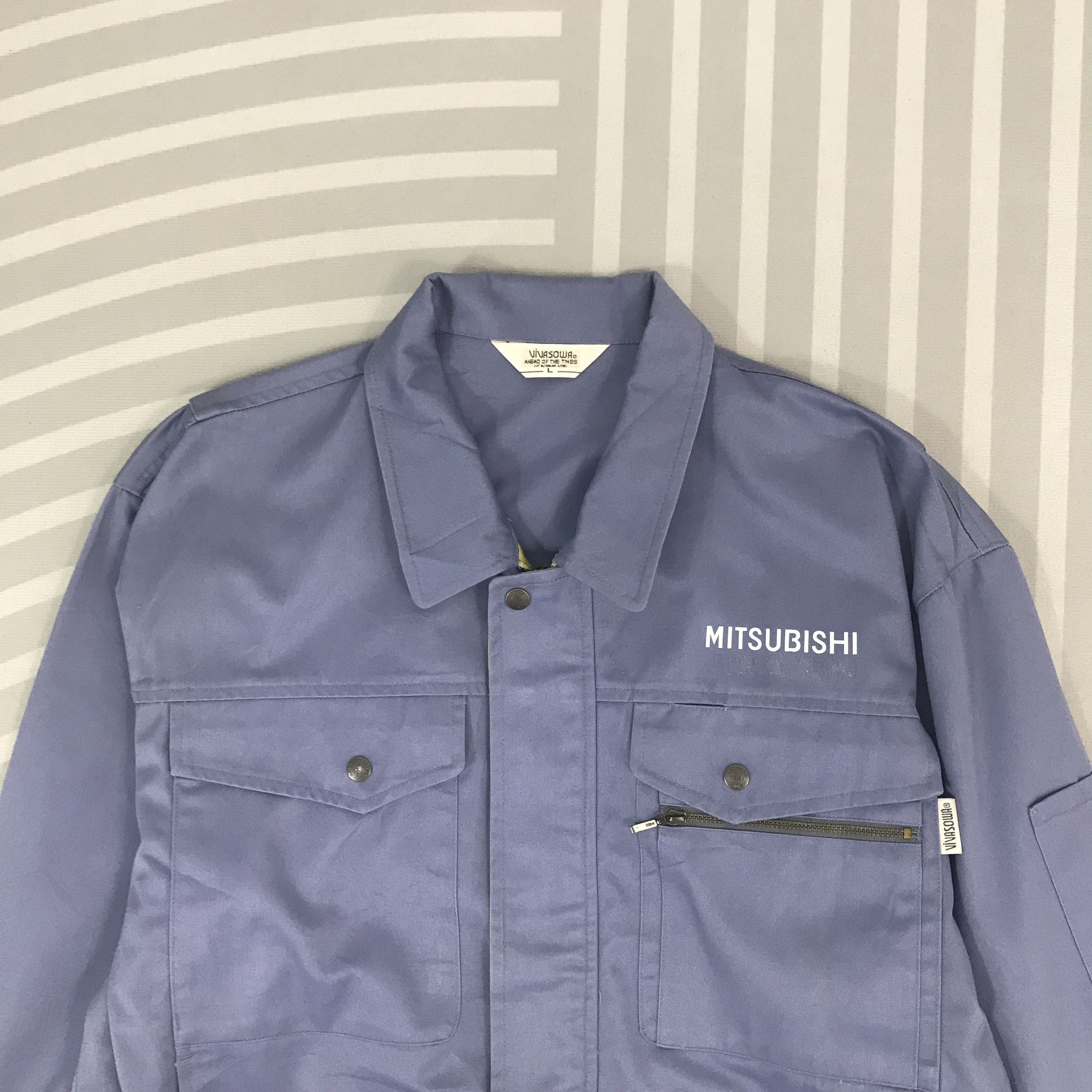 Japanese Brand × Vintage Vintage Mitsubishi x ralliart Racing Jacket Size US L / EU 52-54 / 3 - 3 Thumbnail