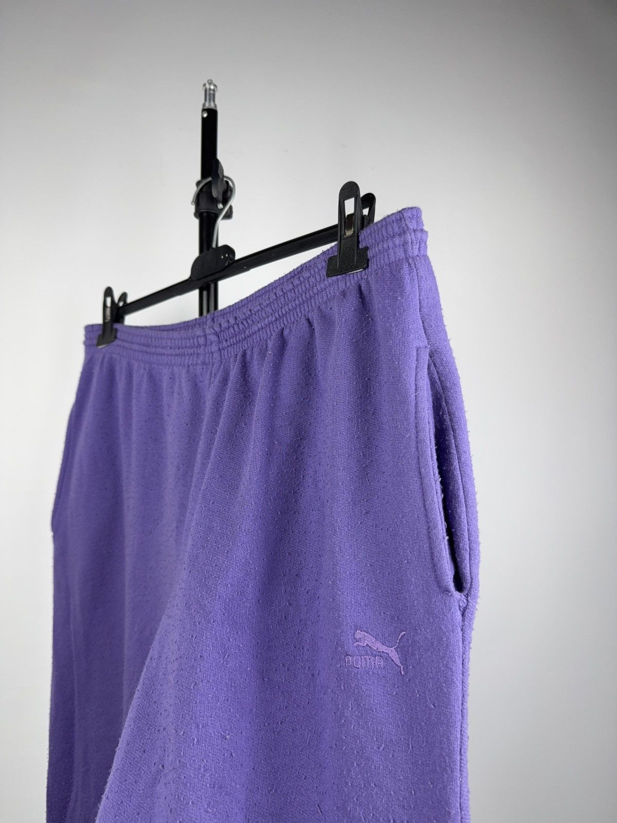 Puma Retro Vintage 90s Puma Made in Italy Purple Sweatpants L-XL Size US 36 / EU 52 - 5 Thumbnail