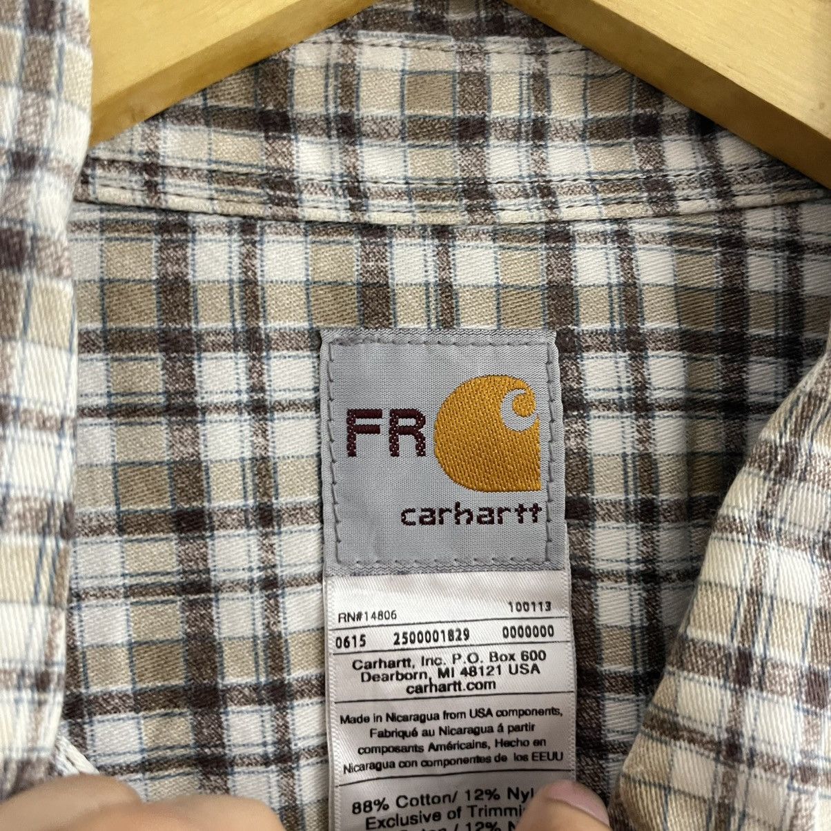 Carhartt Carhartt Fall 2015 Flame Resistance Fabric Shirt Size US XXL / EU 58 / 5 - 4 Thumbnail