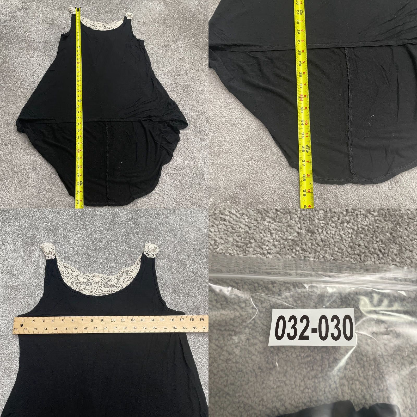 Forever 21 FOREVER 21 Tank Top Womens Medium Black Sleeveless Relaxed Casual Crochet Knit Viscose Beach Bohemian Classic 90s? Size M / US 6-8 / IT 42-44 - 8 Thumbnail