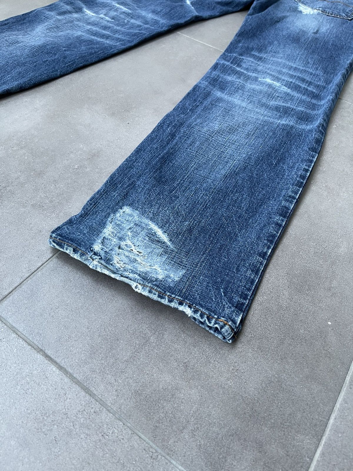 Versace Versace Jeans Couture Distressed Light Indigo Denim Pants Size US 32 / EU 48 - 13 Thumbnail