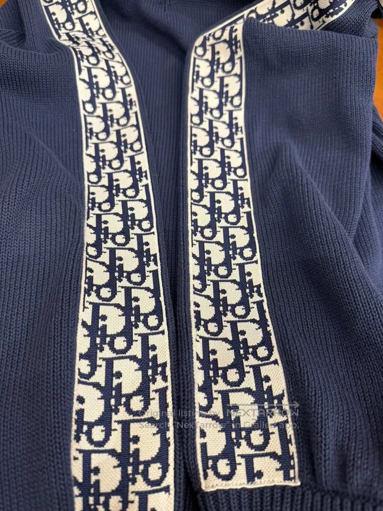 Dior Dior Knitwear with full-printed logo on the sleeves Size US S / EU 44-46 / 1 - 5 Thumbnail
