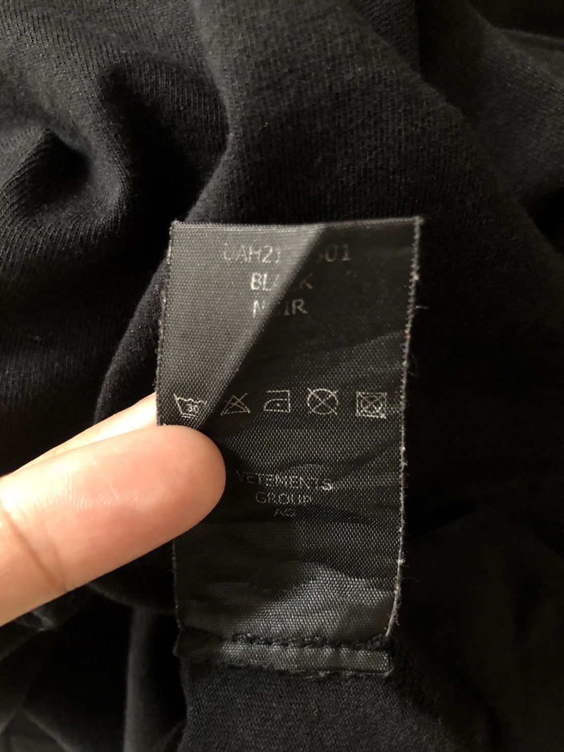Vetements Vetements Logo Front Back Size US M / EU 48-50 / 2 - 5 Thumbnail