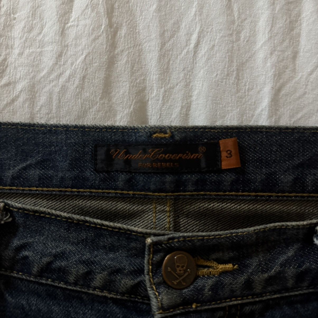 Jun Takahashi × Undercover Undercover ‘05 Skull Denim Size 3 Size US 33 - 7 Thumbnail