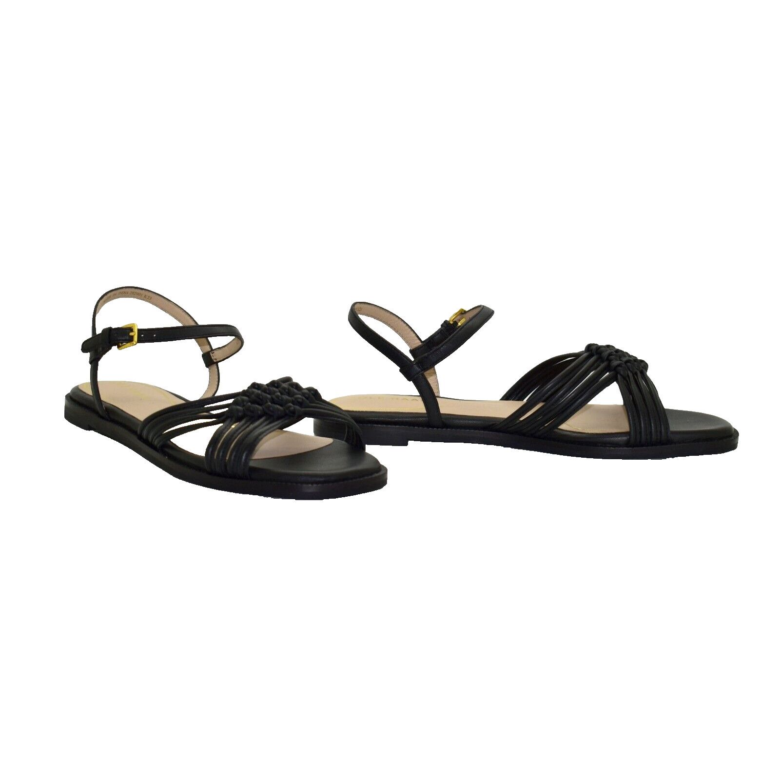 Cole Haan NEW COLE HAAN Leather Jitney Knot Strappy Sandals 8.5 B $160 Size US 8.5 / IT 38.5 - 1 Thumbnail