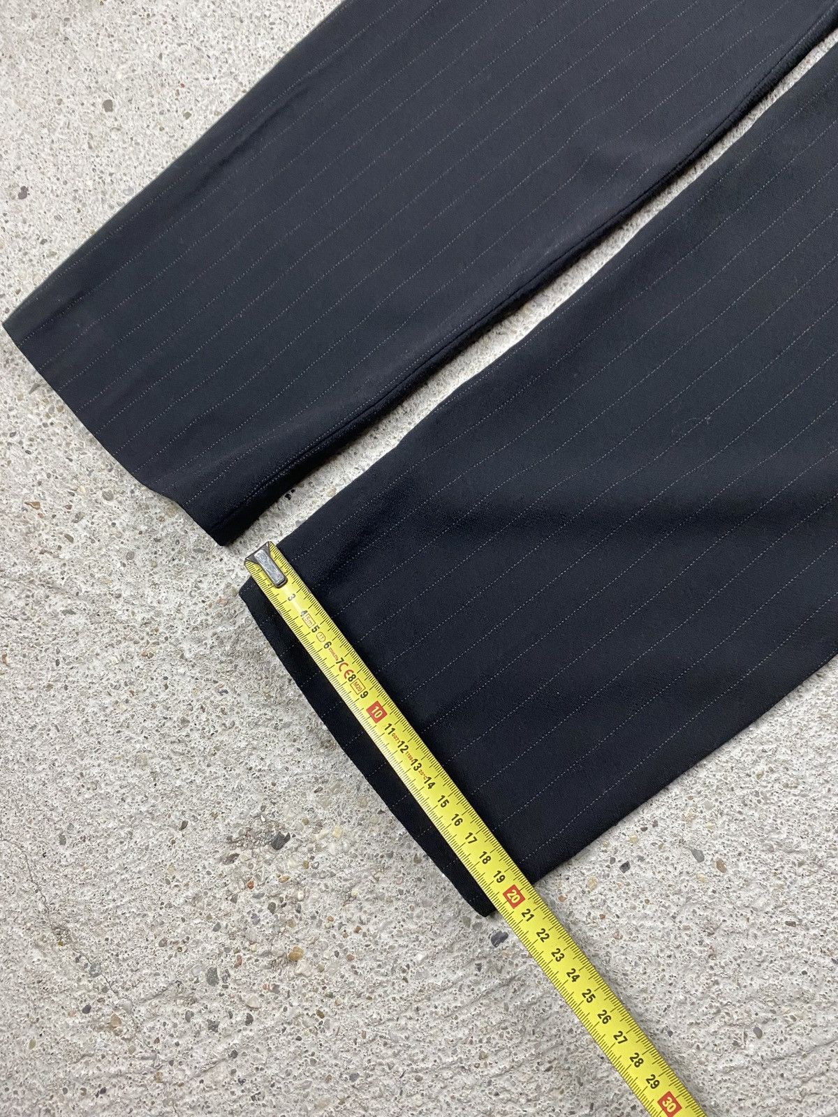 Armani Collezioni Armani collezioni vintage striped suit black wool old money Size 30" / US 8 / IT 44 - 24 Thumbnail