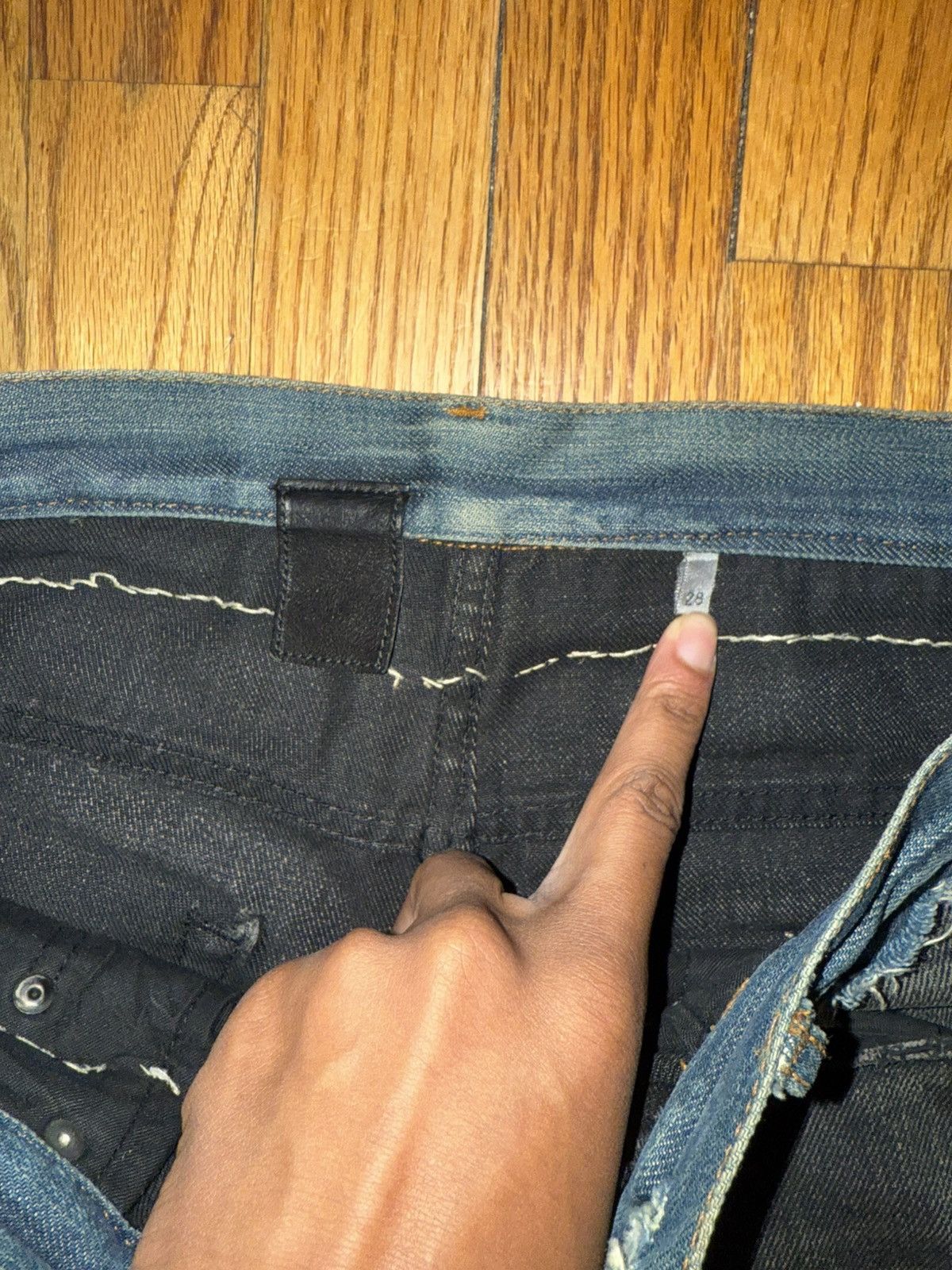 Dior × Hedi Slimane Dior Homme AW06 “Cummerbund” Denim Size US 28 / EU 44 - 4 Thumbnail