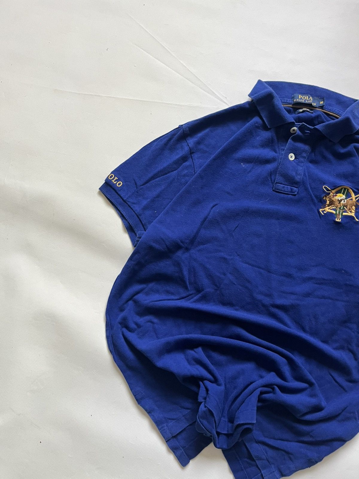 Polo Ralph Lauren Polo Ralph Lauren Striped Big Pony Polo Shirt Size US M / EU 48-50 / 2 - 3 Thumbnail