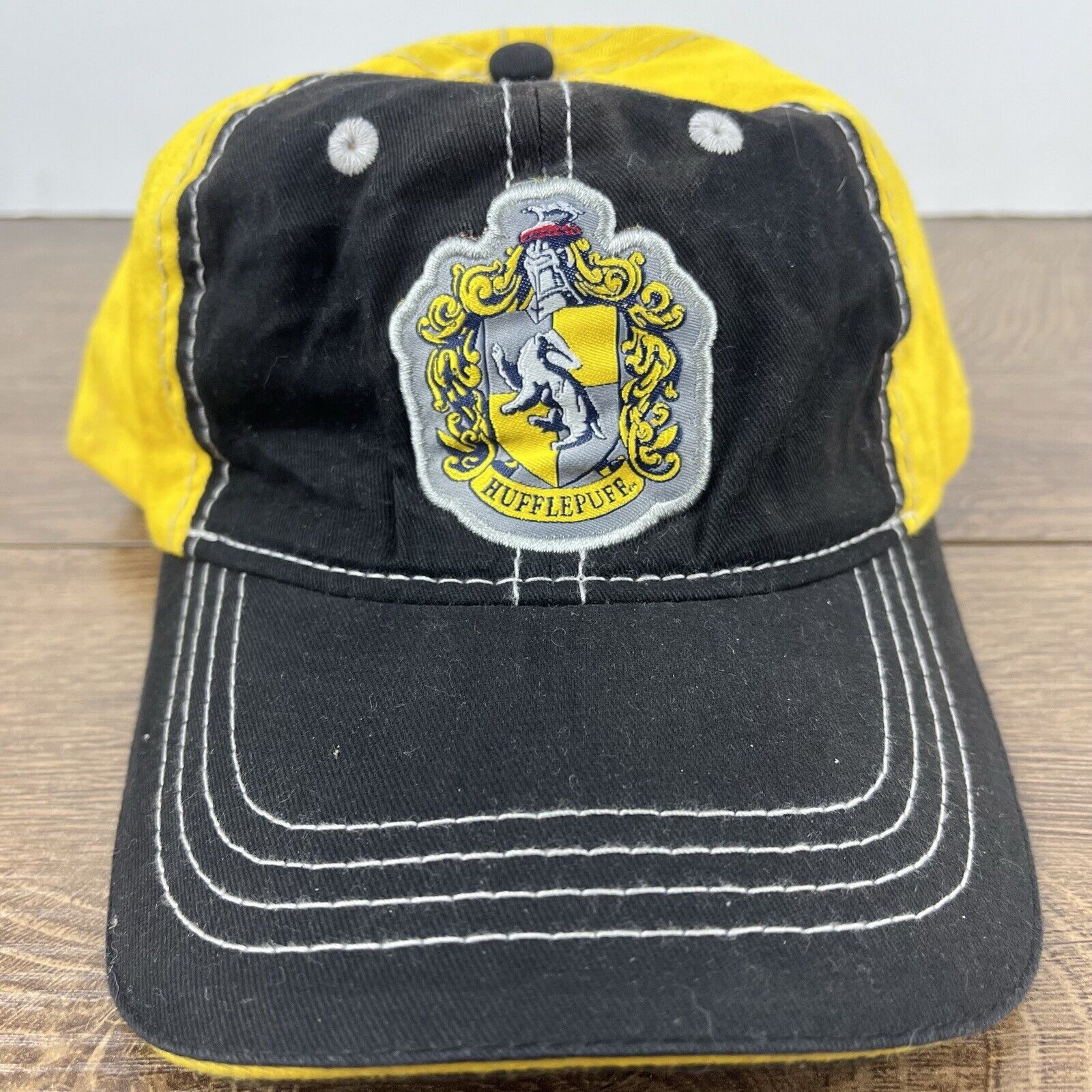 Other Hufflepuff Hat Harry Potter Snapback Hat Black Hat Adjustabl Size ONE SIZE - 6 Thumbnail