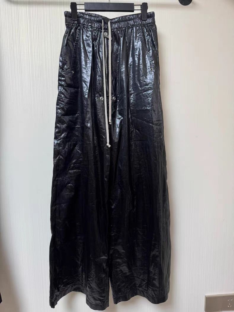 Rick Owens Black Wide-Leg Casual Pants Size 32 Size US 32 / EU 48 - 1 Thumbnail
