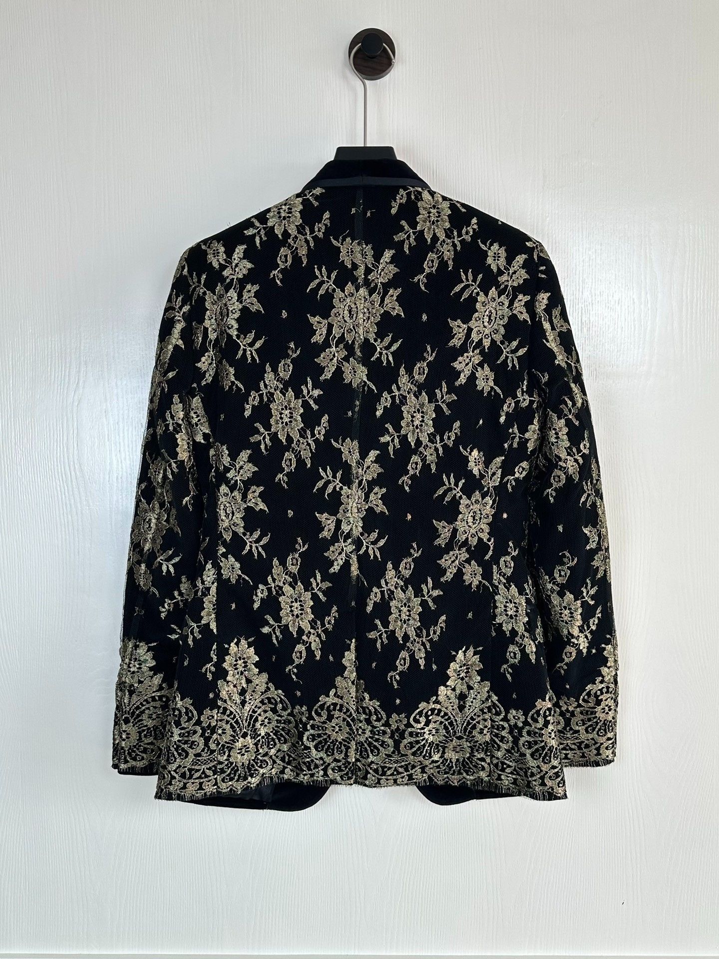 Dolce & Gabbana D&G Silk Collar Embroidered Blazer Size US S / EU 44-46 / 1 - 2 Thumbnail