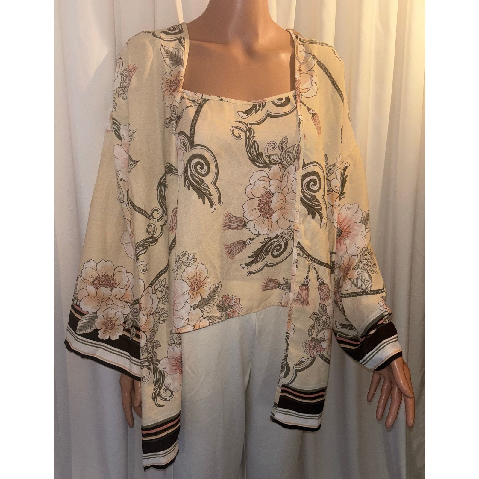 The Unbranded Brand Sweet Rain Size L - 2 Piece Sleepwear NWT Size ONE SIZE - 3 Thumbnail