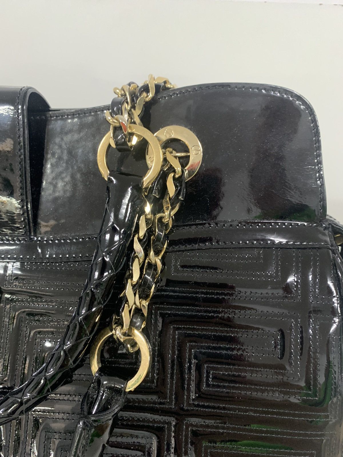 Versace Patent leather bag Versace Size ONE SIZE - 6 Thumbnail