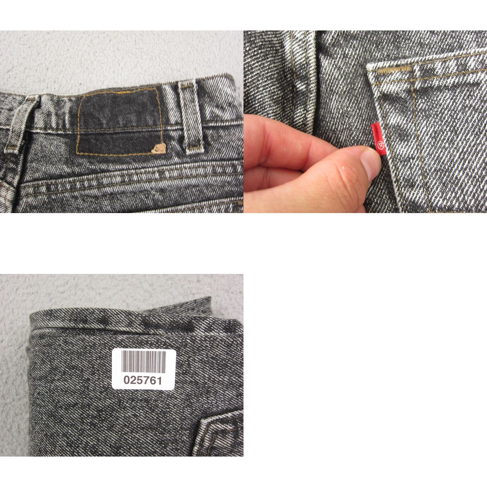 Levi's VINTAGE Levi's Jeans Mens Relaxed Straight 31 x 32 Gray Denim 5-Pocket 90s Theme Size US 31 - 10 Thumbnail