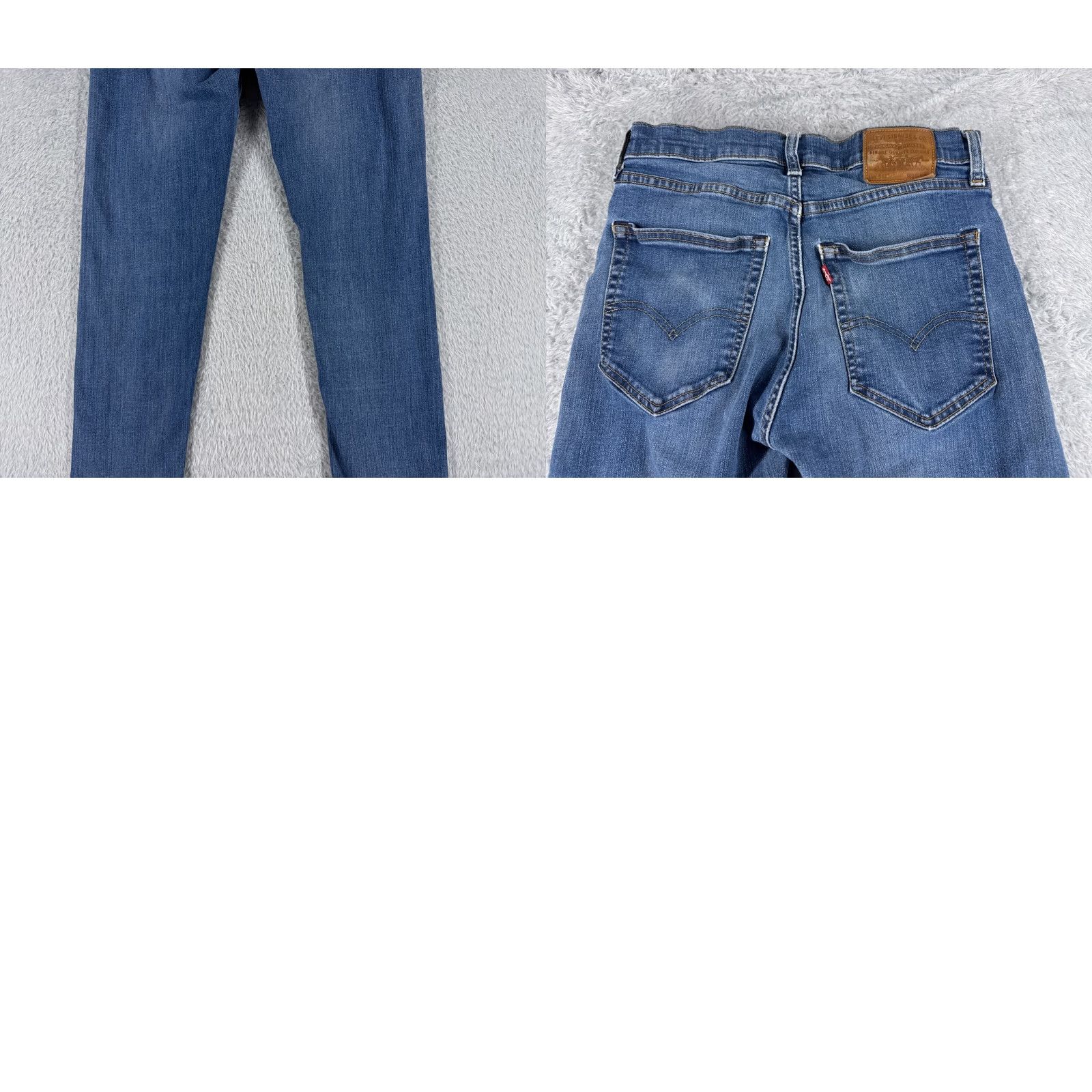 Levi's Levi's 512 Jeans Regular Denim Blue 31x27 Distressed Stretch 5-Pocket Cotton Jeans Men Size US 31 - 10 Thumbnail