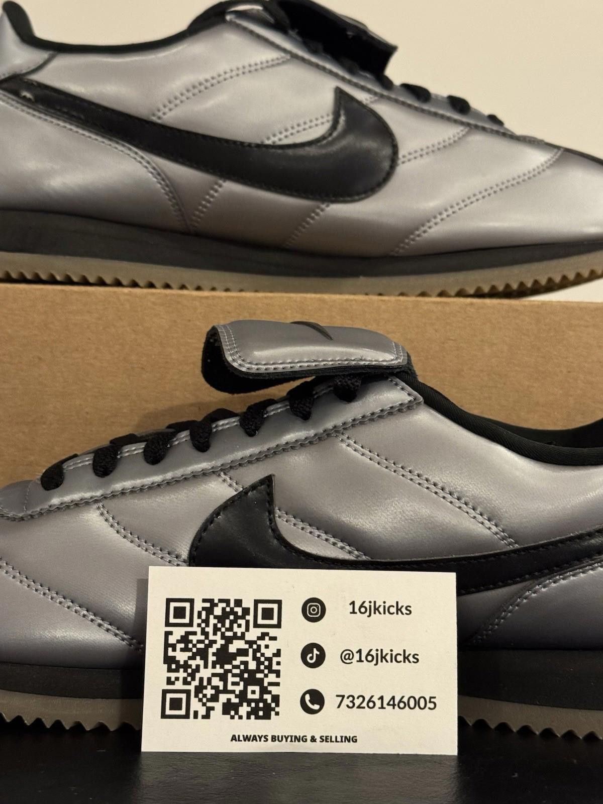 Nike Size 9 - Nike Cortez SE Tiempo Pack - Metallic Cool Grey Size US 9.5 / EU 42-43 - 2 Thumbnail