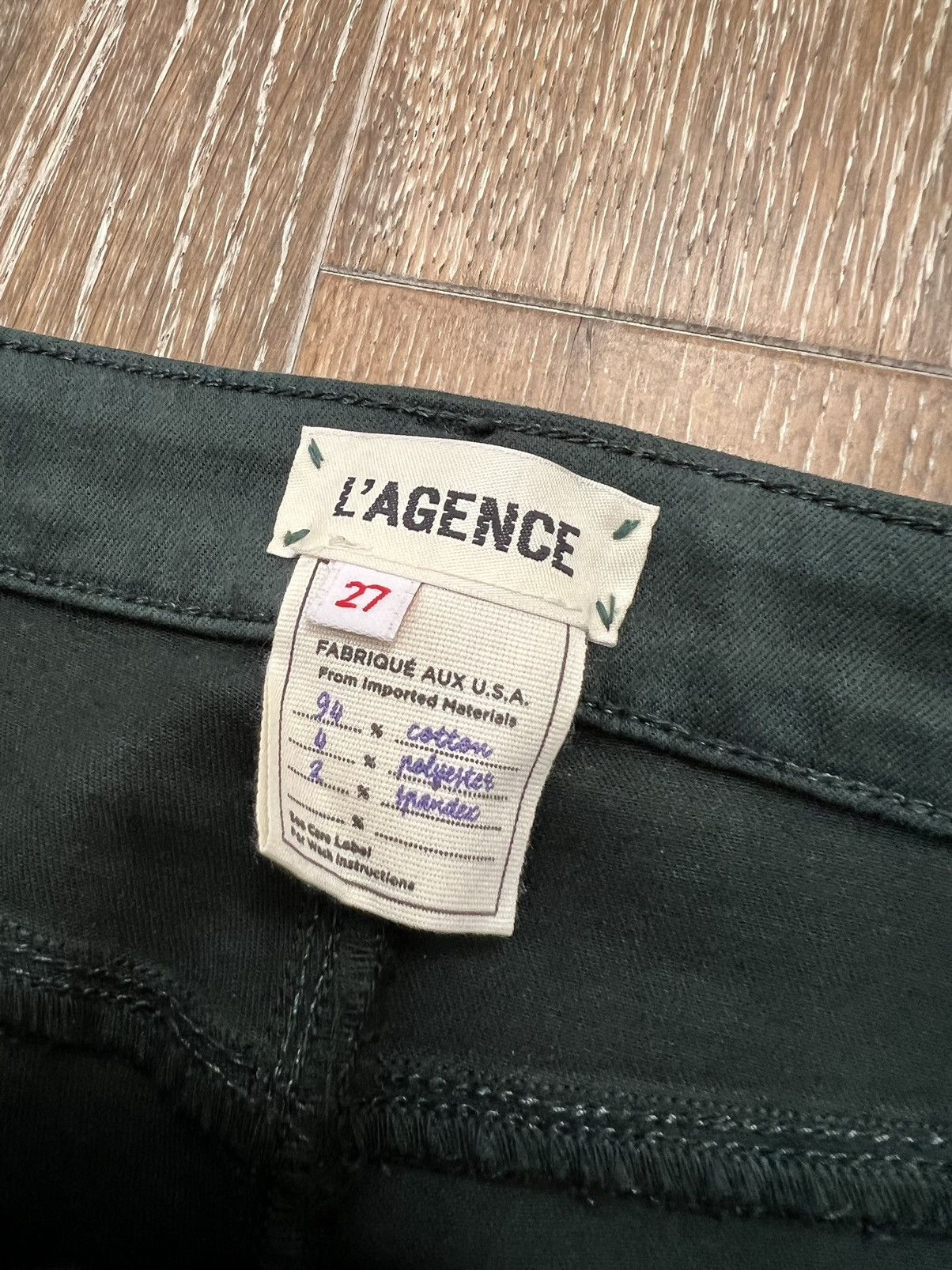 L'AGENCE L’Agence waxed pants Size 27" / US 4 / IT 40 - 3 Thumbnail