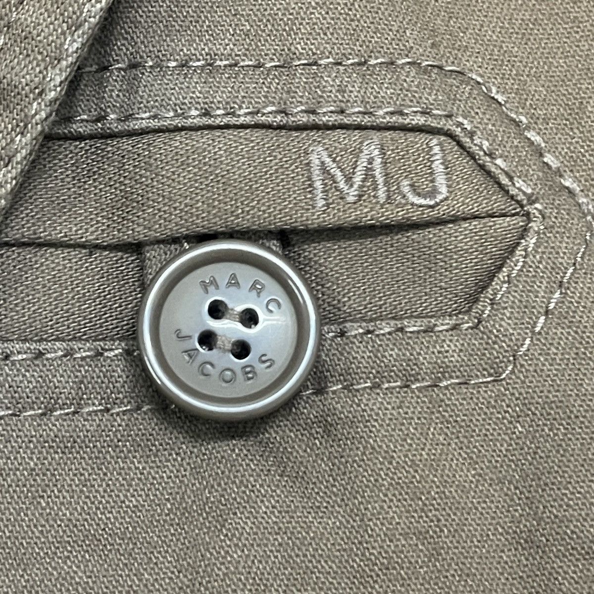 Marc Jacobs Marc Jacobs Y2k Khaki Utility Military Style Blazer Jacket Size XS / US 0-2 / IT 36-38 - 7 Thumbnail