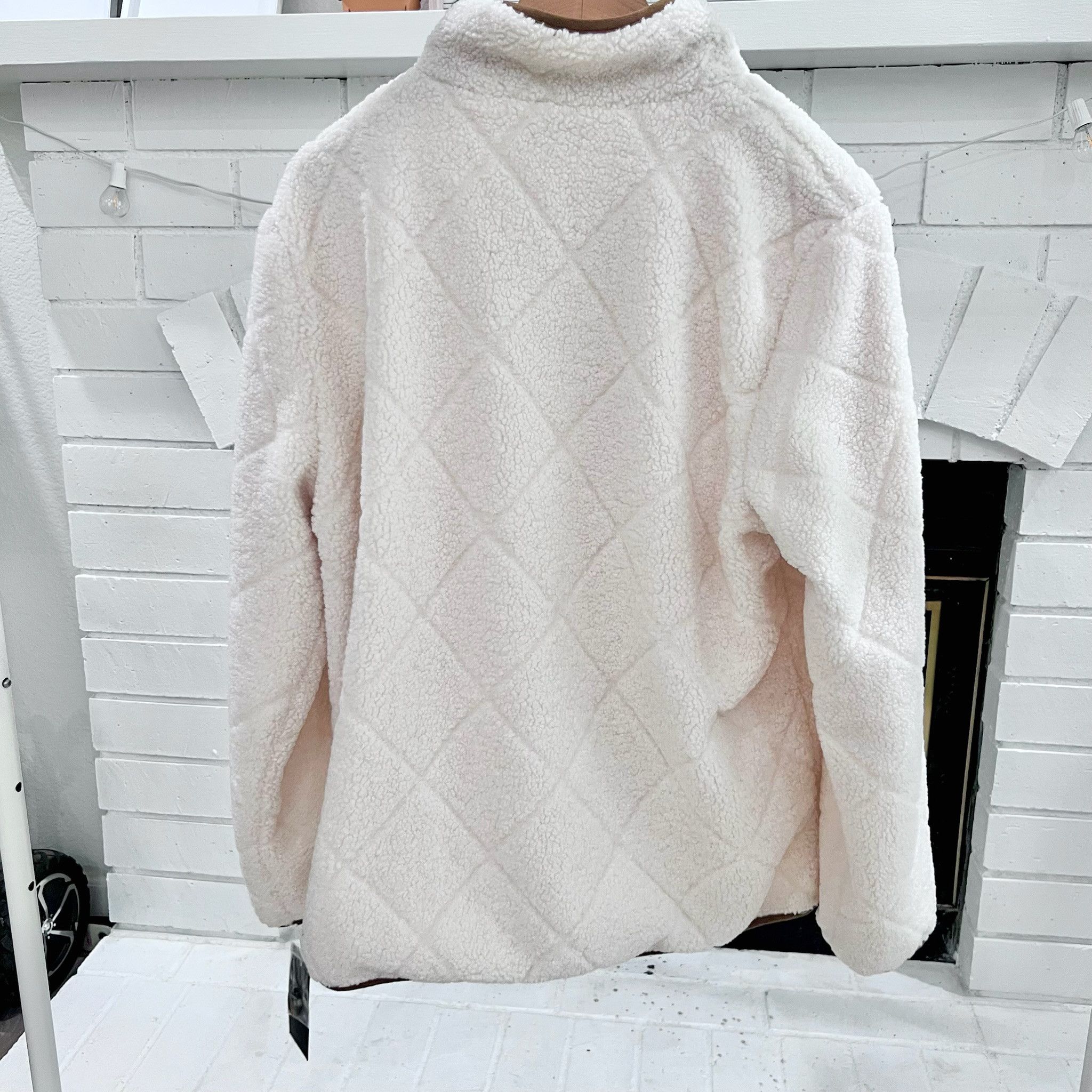 Lauren Ralph Lauren Lauren Ralph Lauren Quilted Faux Shearling Sherpa Jacket Size L / US 10 / IT 46 - 4 Thumbnail