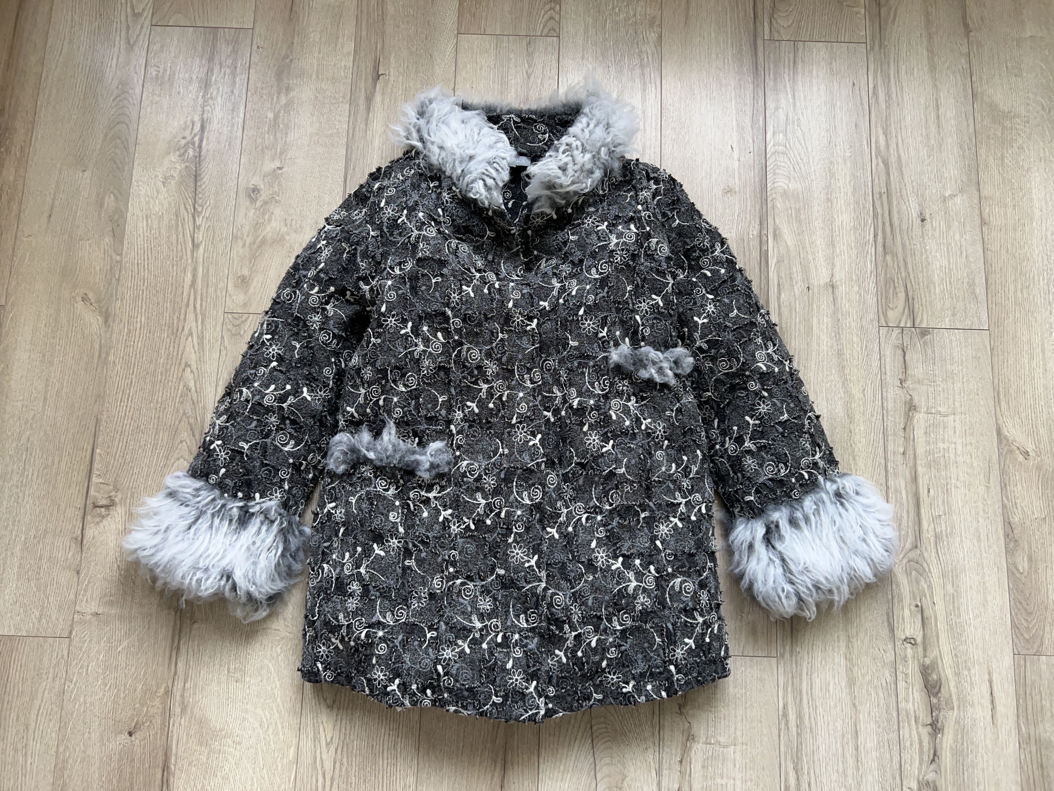 Womens SAHARA Designer Jacket Floral Embroidery Size M/L