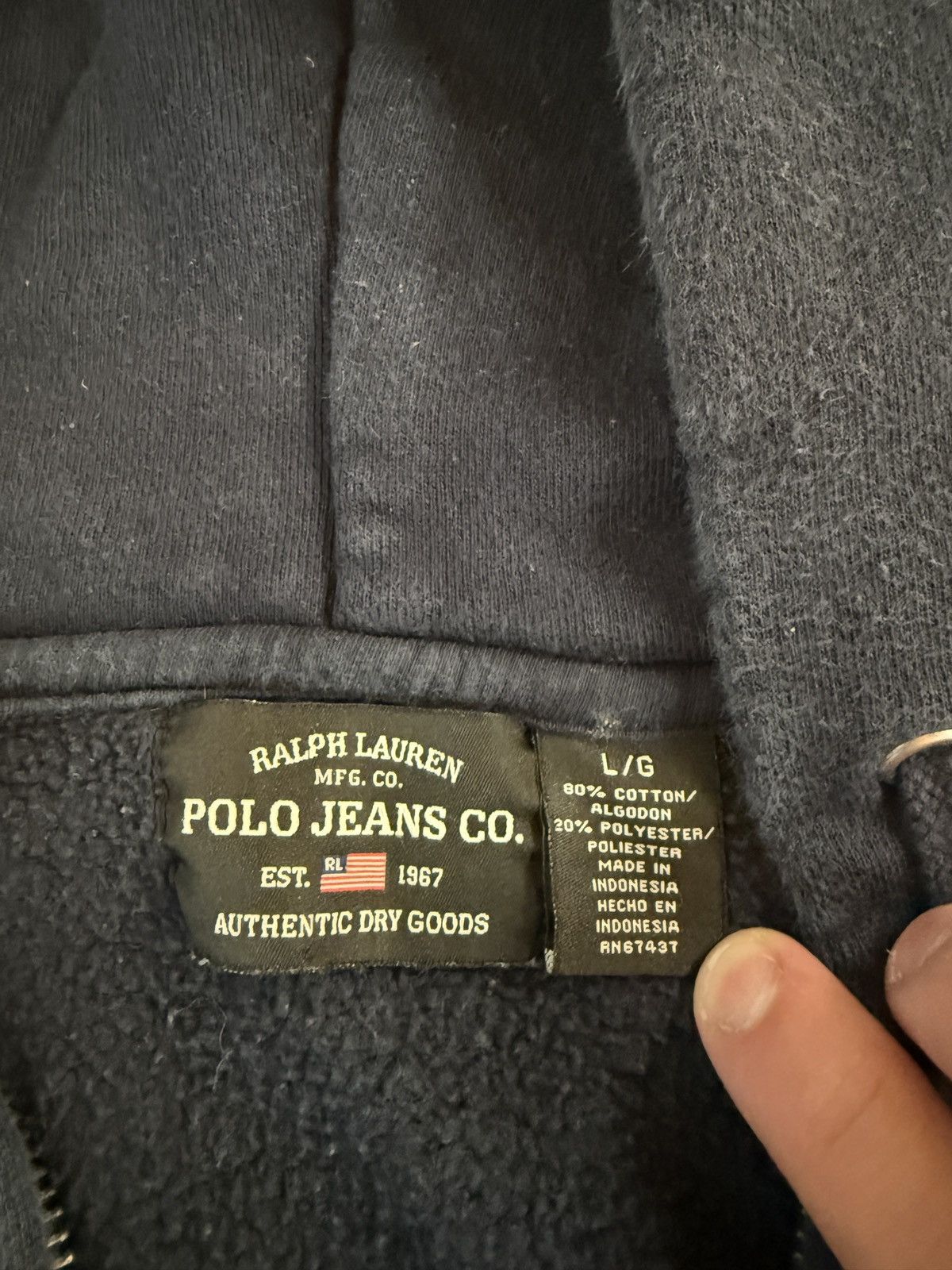 Polo Ralph Lauren Polo Ralph Lauren Vintage Quarter Zip Sweatshirt Size US L / EU 52-54 / 3 - 4 Thumbnail