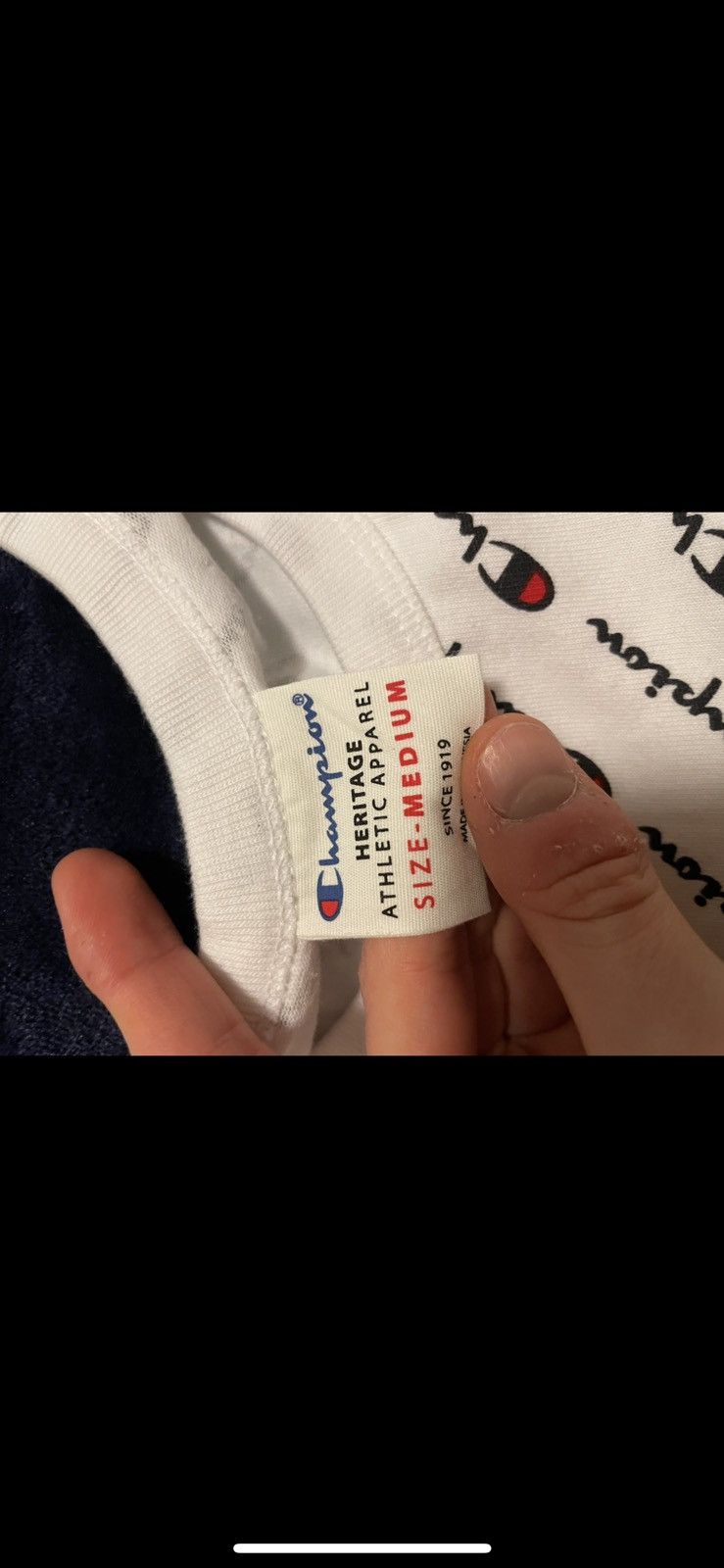 Champion Champion Tee All Over Logo Print Size US M / EU 48-50 / 2 - 3 Thumbnail