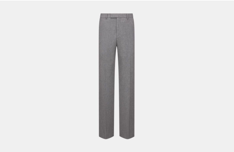Dior o1w1db10525 443C13 Flared Pant in Gray Size US 34 / EU 50 - 1 Thumbnail
