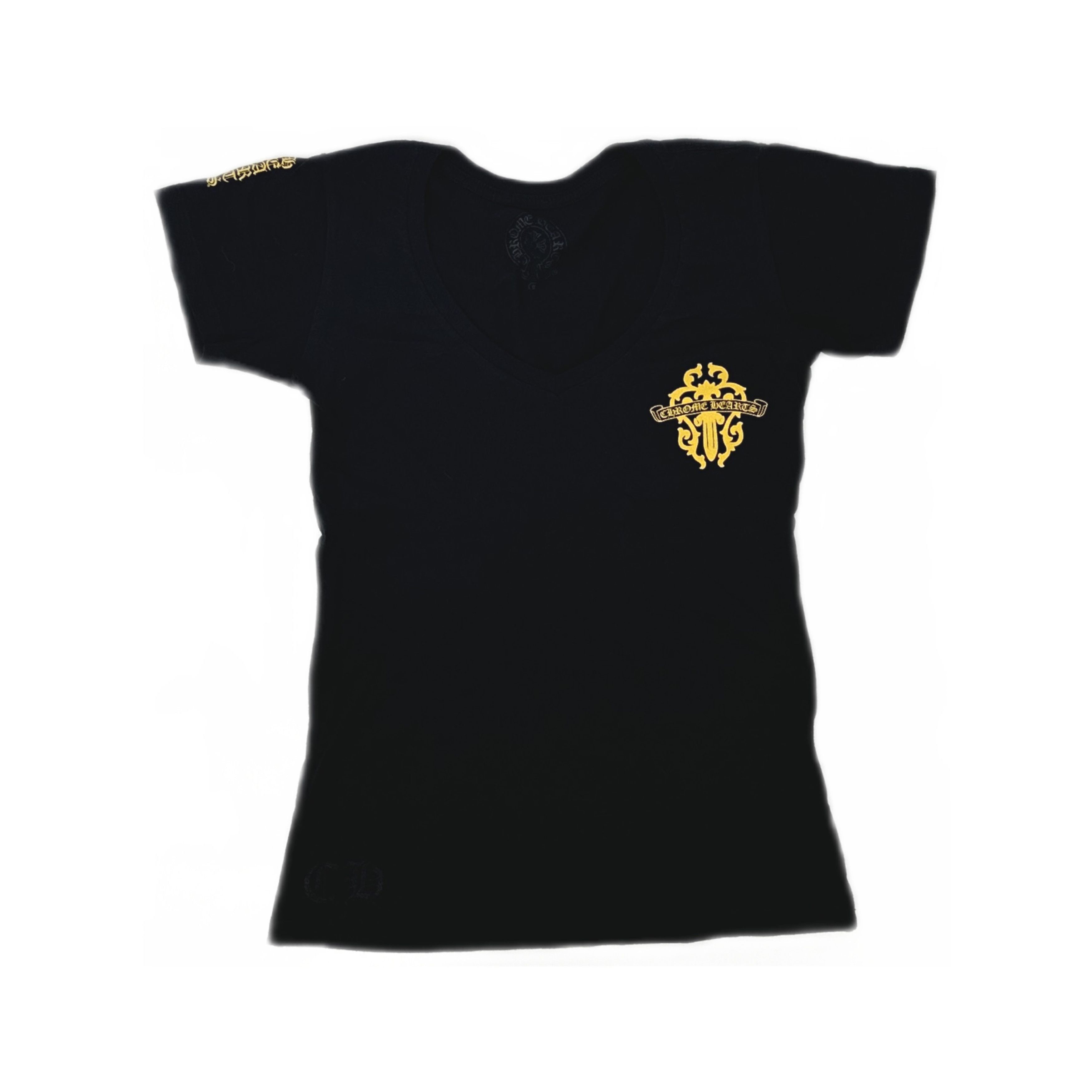 Chrome Hearts Chrome Heart V-Neck Tshirt | Grailed