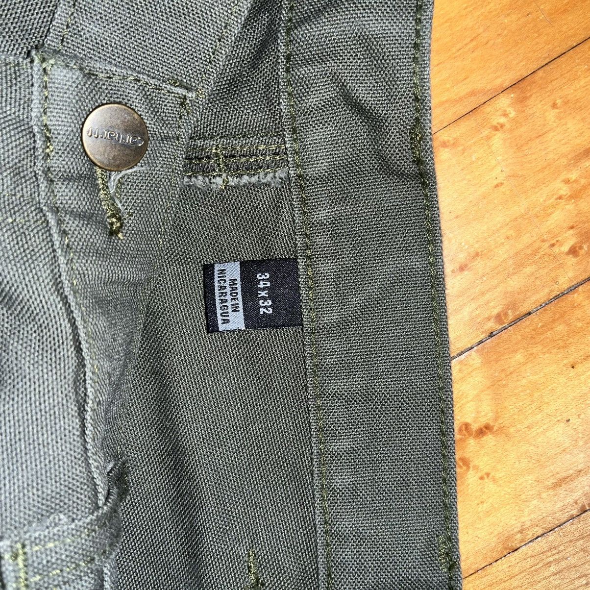 Carhartt Carhartt canvas olive green pants Size US 34 / EU 50 - 3 Thumbnail