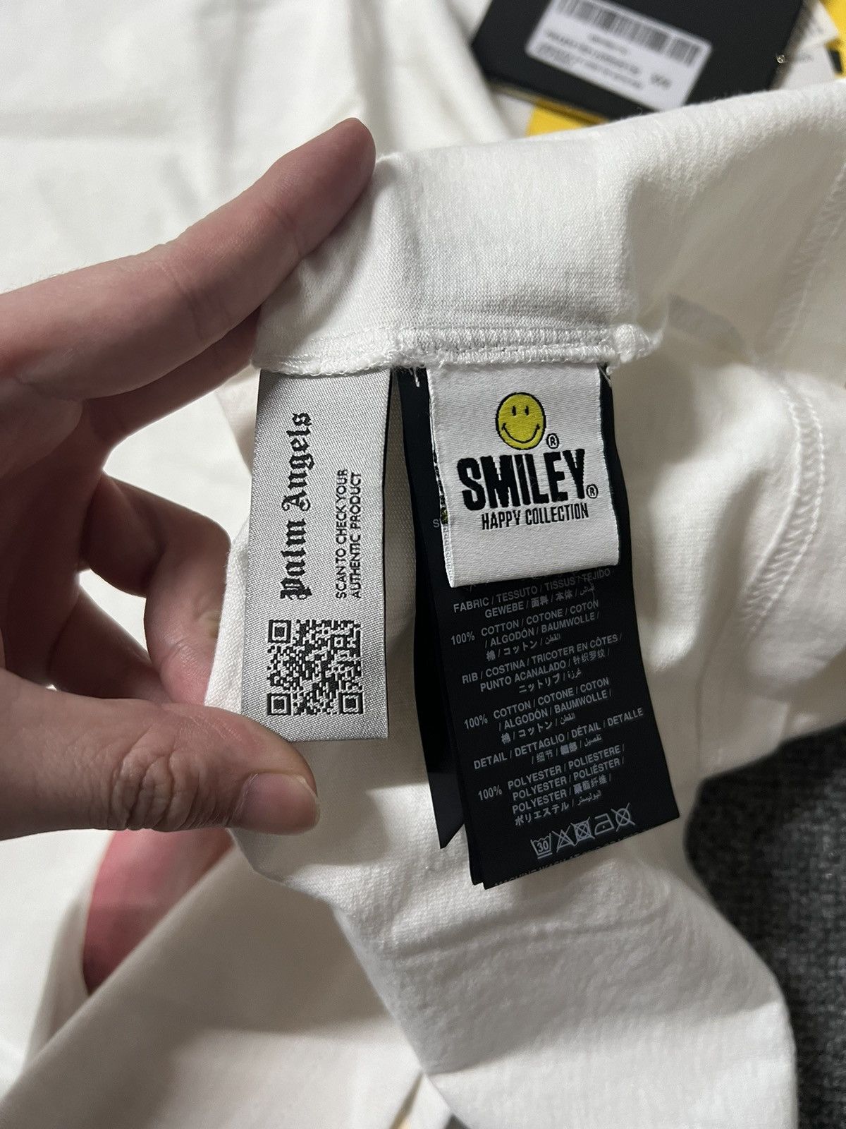 Palm Angels 「retail€449」Brand new palm angels x smiley tee shirt Size US XXS / EU 40 - 10 Thumbnail