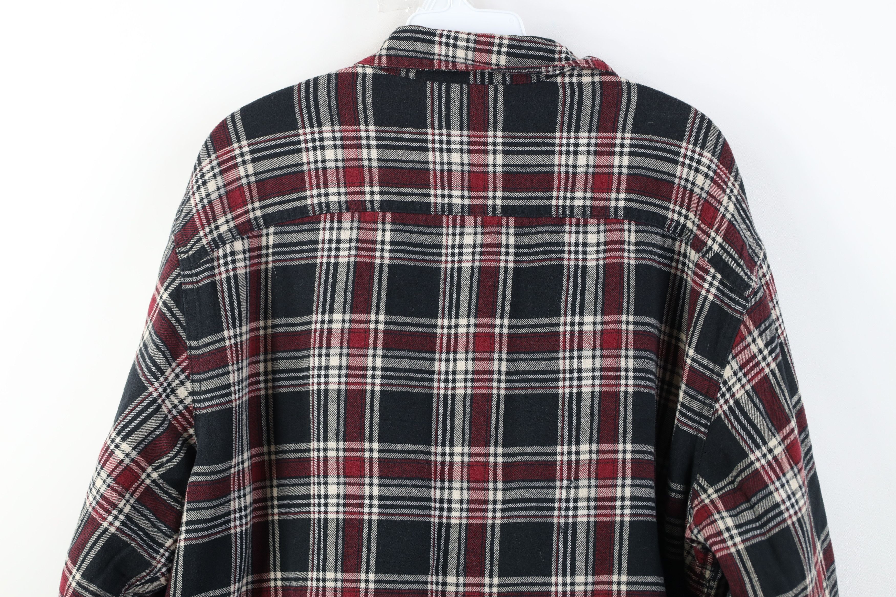 Wrangler Vintage Y2K Wrangler Pile Fleece Lined Flannel Shirt Jacket Size US L / EU 52-54 / 3 - 14 Thumbnail