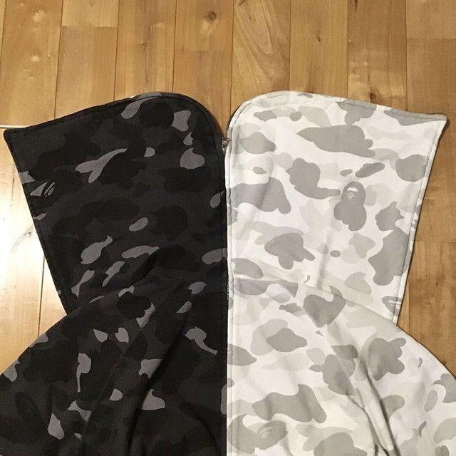 Bape × Nigo BAPE Black camo White camo separate full zip hoodie NIGO APE Size US M / EU 48-50 / 2 - 4 Thumbnail