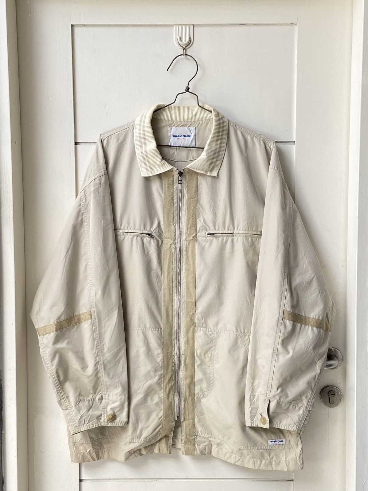 Designer × Japanese Brand MARIE CLAIRE Cream Jacket Size US XXL / EU 58 / 5 - 9 Thumbnail
