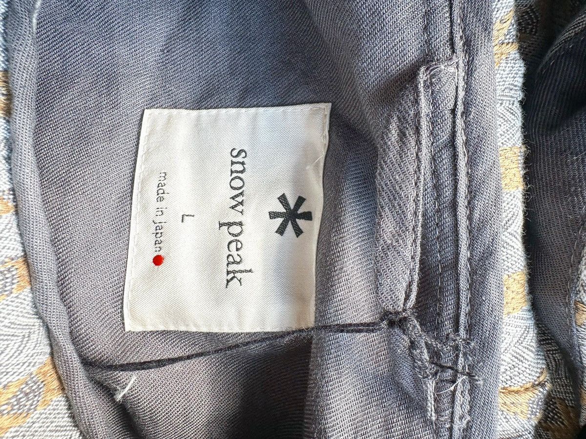 Snow Peak Snow Peak Cotton Dobby Herringbone Jacquard Hoodie Size US L / EU 52-54 / 3 - 7 Thumbnail