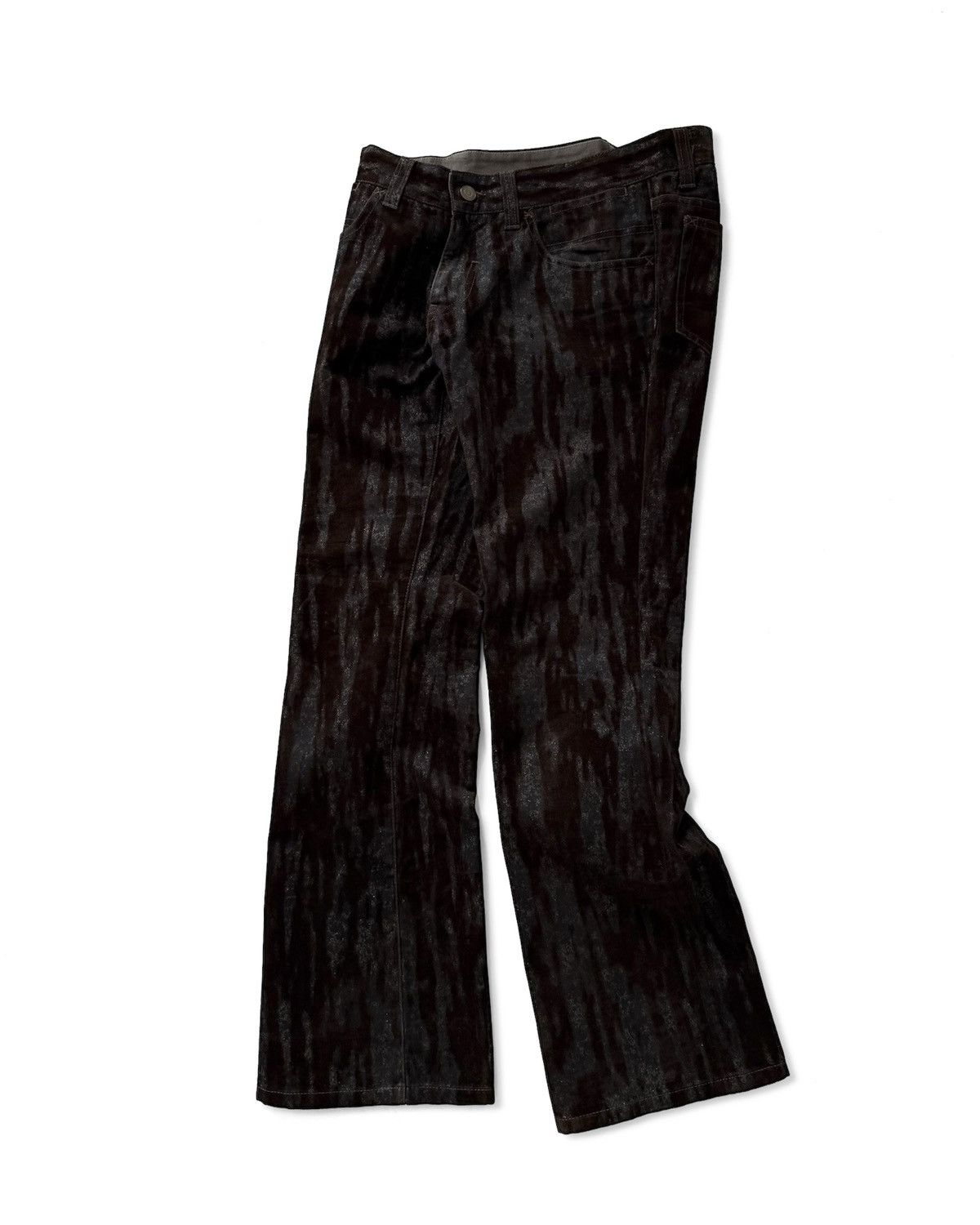 Tornado Mart TORNADO MART VELVET & GLITTER LOW-RISE JEANS Size US 31 - 6 Thumbnail