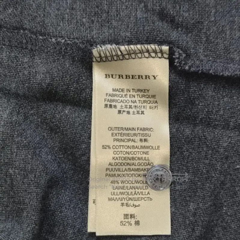 Burberry Burberry Black Gray Cotton Knitwomen's Sweater. Size L / US 10 / IT 46 - 5 Thumbnail
