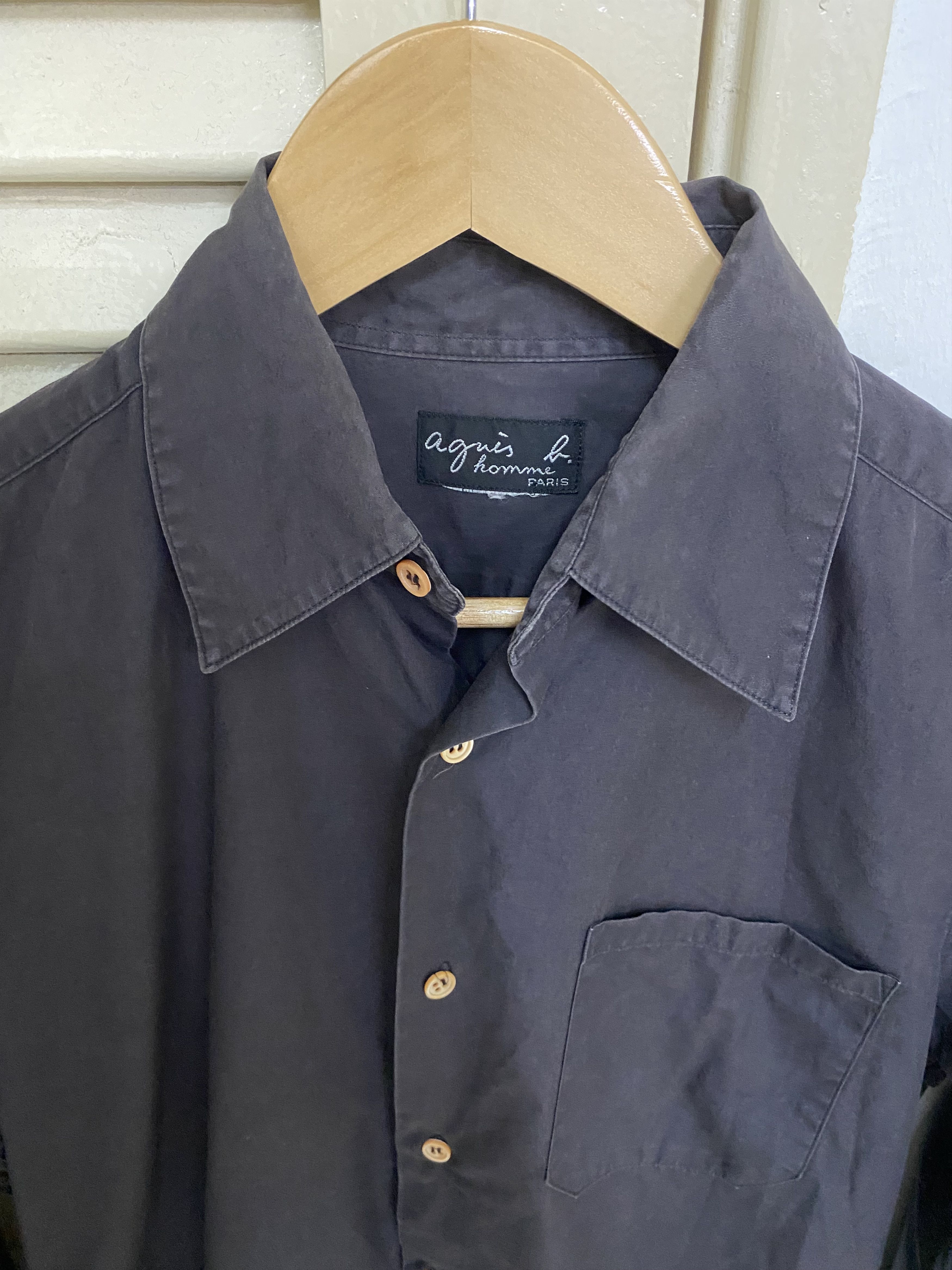 agnes b. Vintage Sun Faded Agnes B Homme Button Up Size US S / EU 44-46 / 1 - 3 Thumbnail