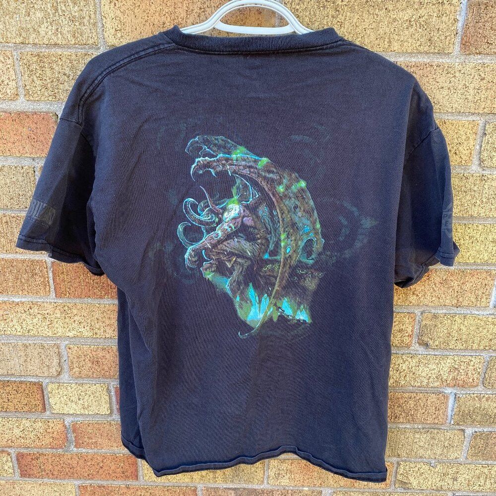 Vintage RARE 2007 World of Warcraft The Hunt for Illidan Video Game Size US L / EU 52-54 / 3 - 1 Thumbnail
