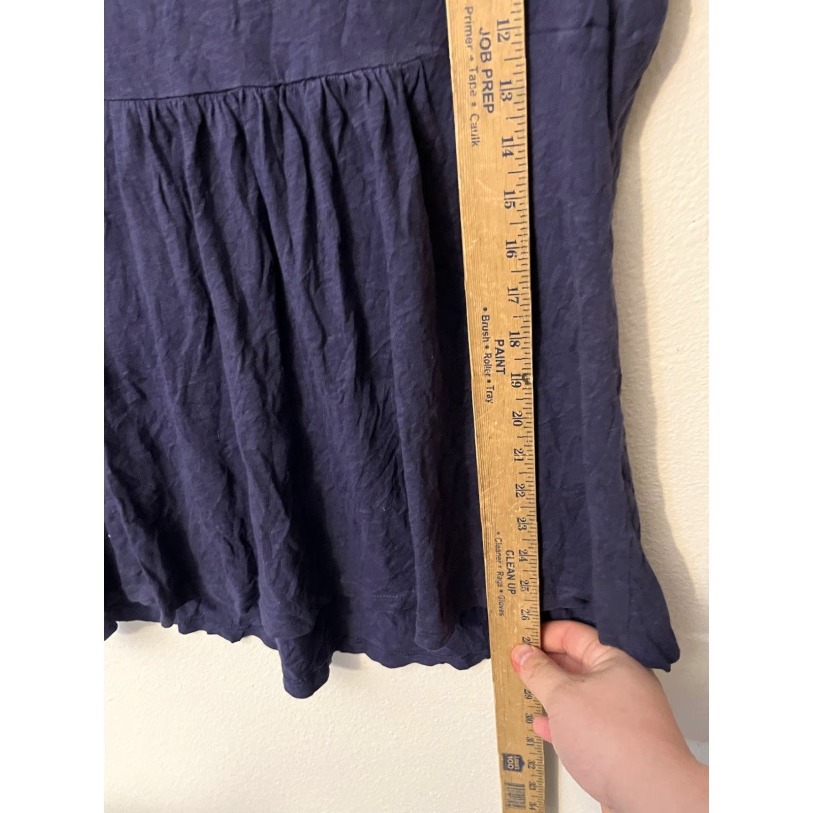 Gloria Vanderbilt Gloria Vanderbilt Blouse Round Neck Embroidered White Blue Women's M Cap Sleeve Shirt Regular Adults Womens Size M / US 6-8 / IT 42-44 - 5 Thumbnail