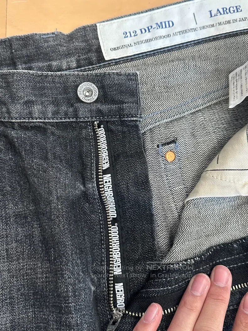 Neighborhood Neighborhood size L Basic Washed Black Denim Jeans Size US 27 - 3 Thumbnail