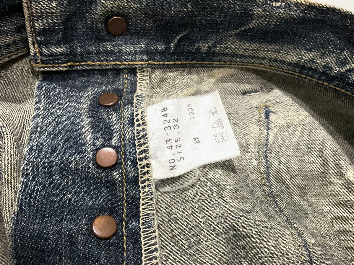 If Six Was Nine × Japanese Brand × Le Grande Bleu (L.G.B.) 🔥Crazy Y2K Spellbound Denim Flare Jeans LGB Style Size US 32 / EU 48 - 13 Thumbnail