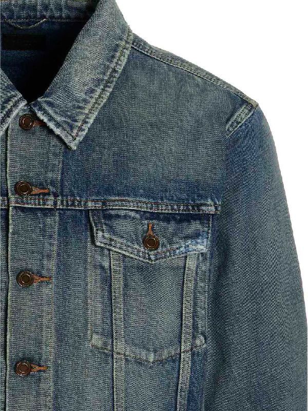 Saint Laurent Paris o1la1rc1a1225 710043 Classic Denim Jacket in Blue Size US M / EU 48-50 / 2 - 3 Thumbnail