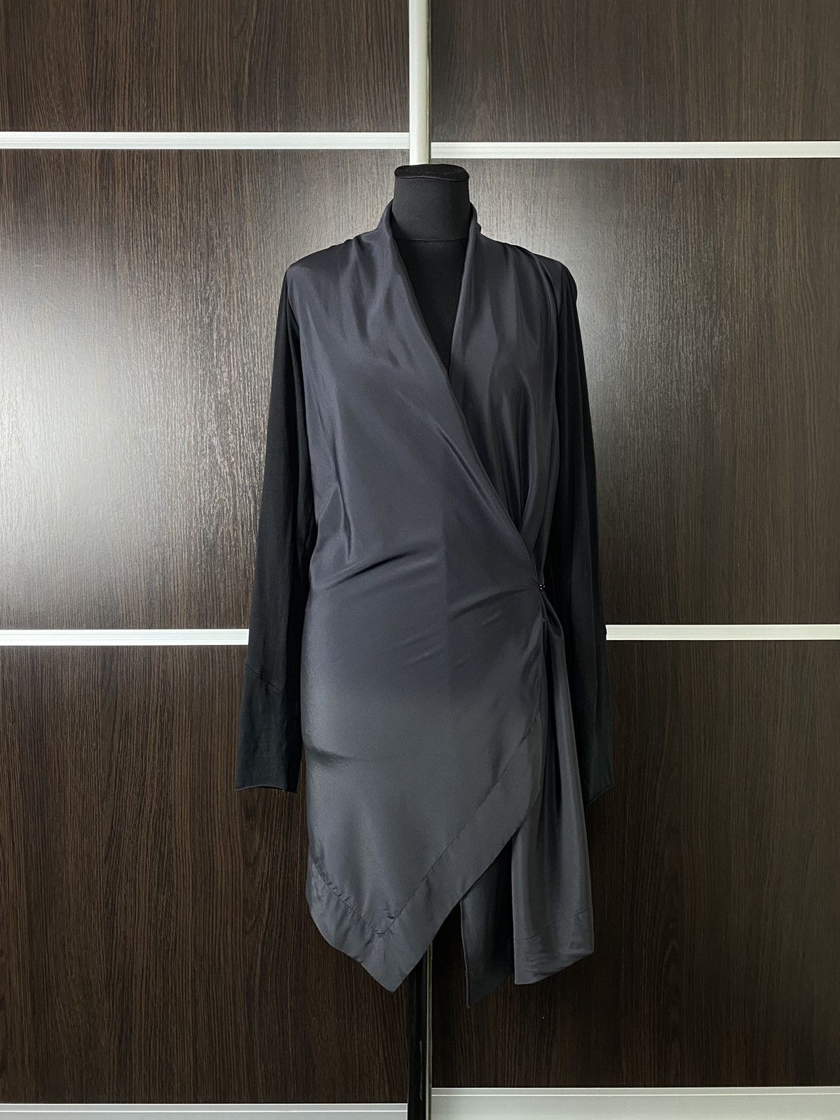 Japanese Brand DEMOO PARKCHOONMOO black transform Cardigan dress Size S / US 4 / IT 40 - 2 Thumbnail
