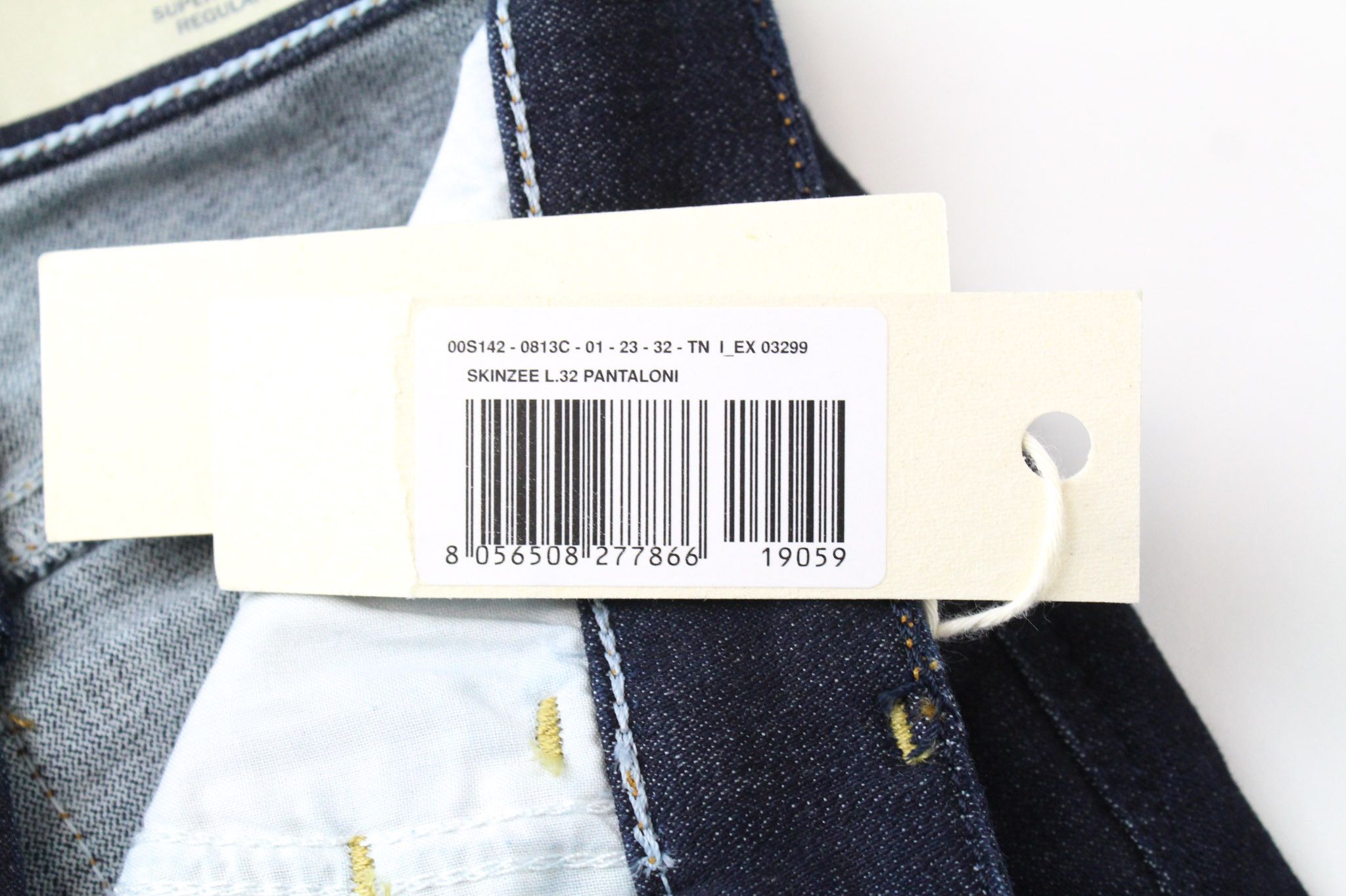 Diesel SKINZEE 0813C W23/L32 Blue Girls Jeans 71336 Size 23" - 6 Thumbnail