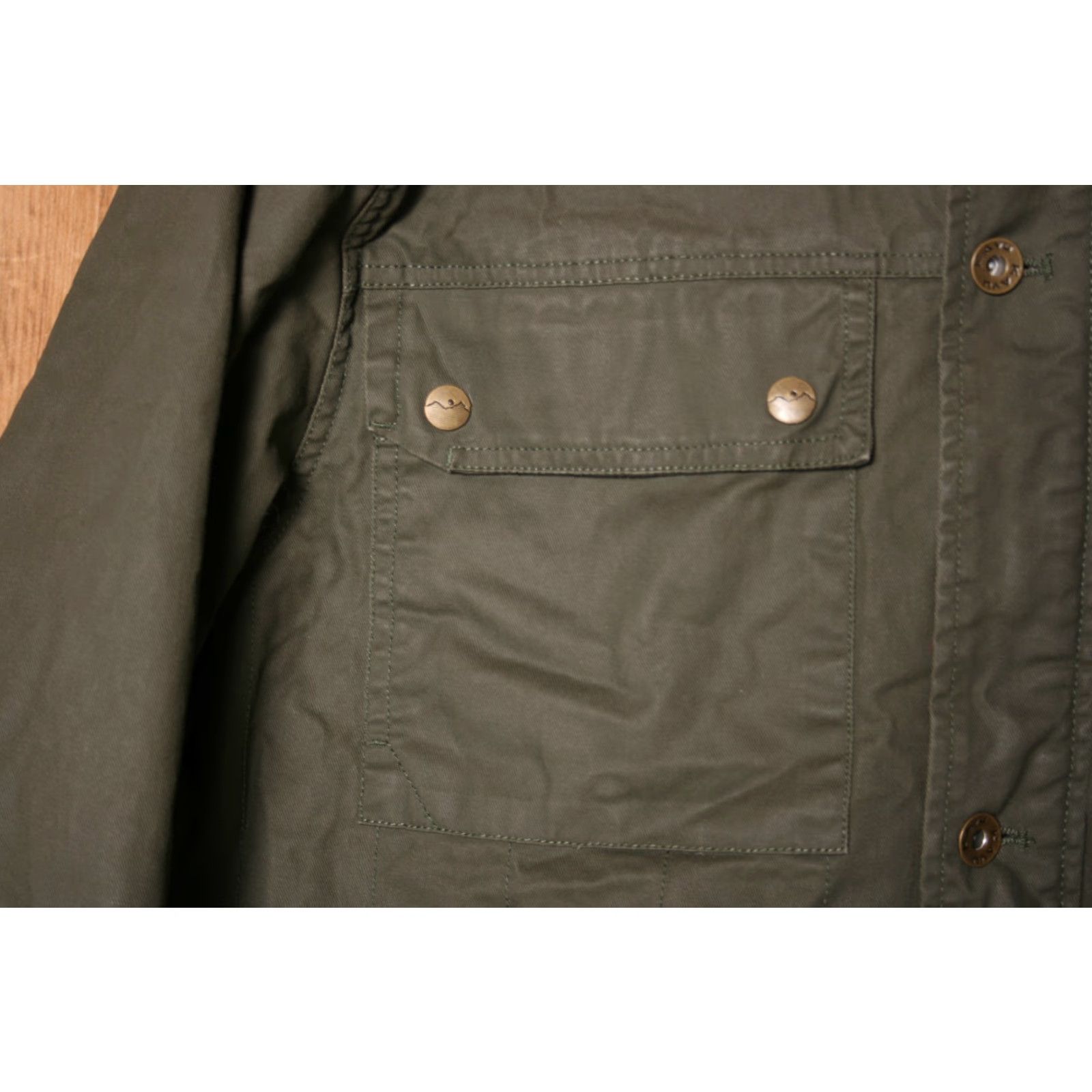 KAVU KAVU Jacket Olive Green Cotton Canvas Plaid Flannel Lined Men's M Size Medium -- Excellent Condition Size US M / EU 48-50 / 2 - 4 Thumbnail